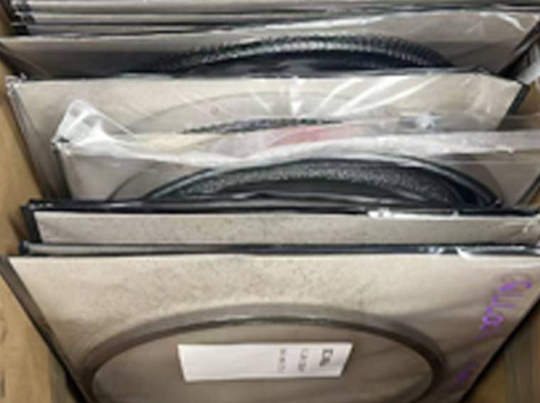 Individually protected ECO DPF gaskets with labels
