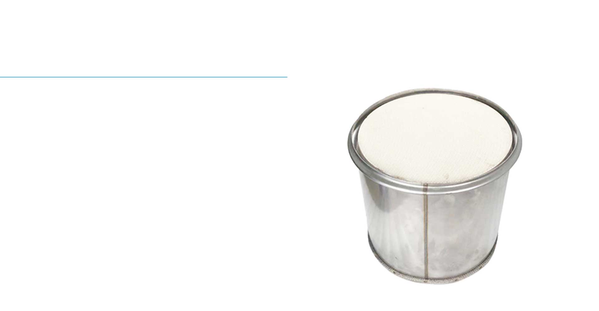 Heavy-duty truck DPF filter core and substrate