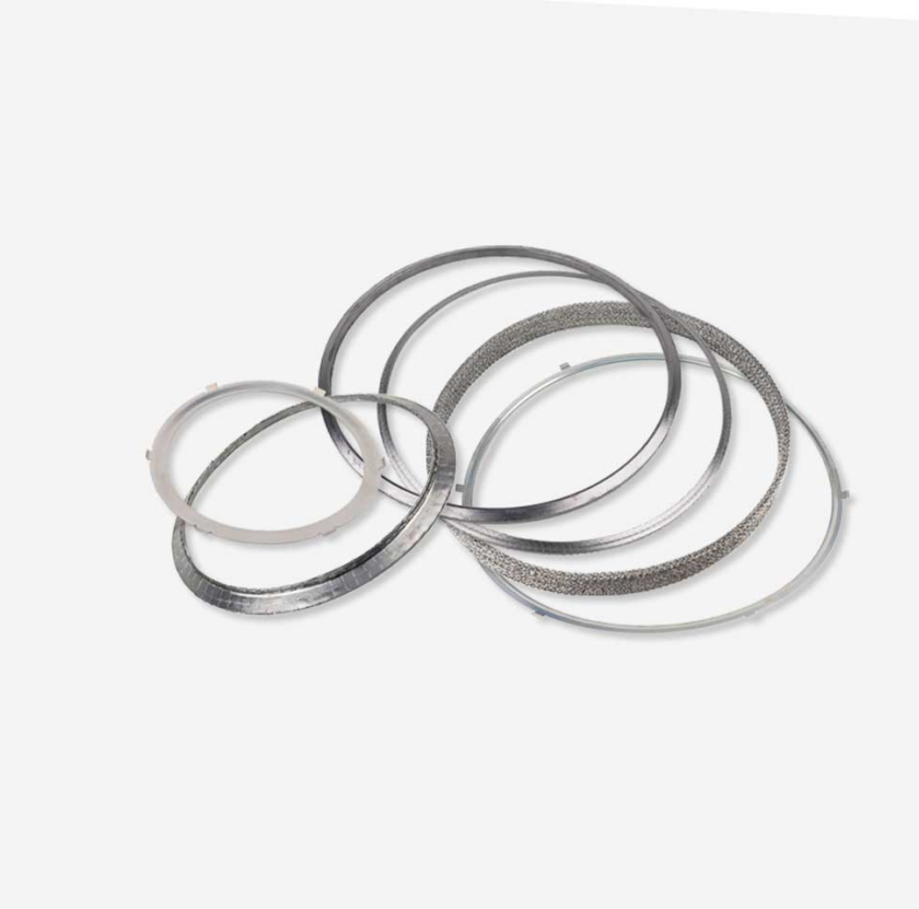 Heavy duty truck diesel particulate filter DPF gasket kit and exhaust seal ring set